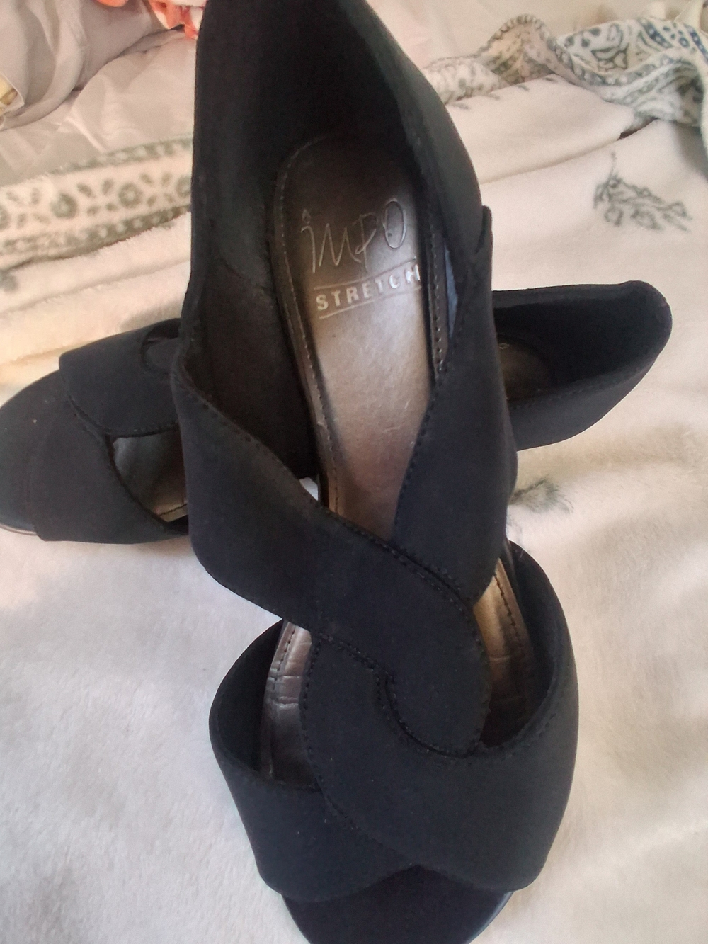 IMPO Black Women's Dress Sandals Size 6.5m